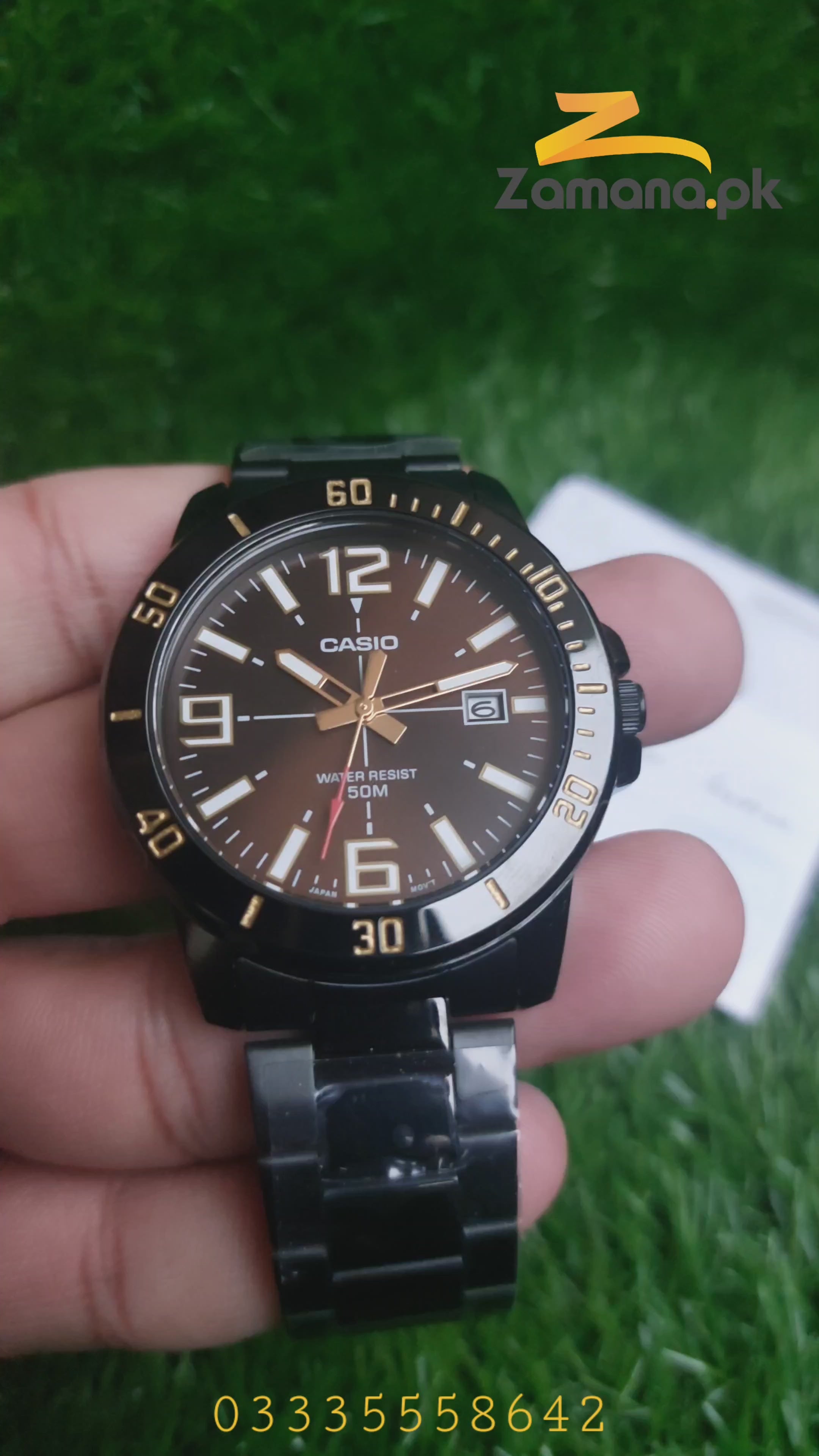 Casio MTP-VD01B-5B Stainless Steel Watch for Men
