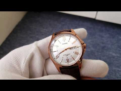 Casio MTP-1384L-7AVDF Brown Leather Watch For Men
