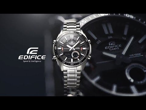 Casio Edifice Analog-Digital Black Dial Men's Watch-EFV-C100D-1AVDF (EX438)