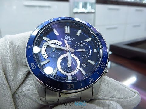 Casio Edifice EFV-570D-2AVUDF Analog Quartz Silver Stainless Steel Men's Watch