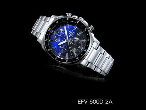 Casio Edifice EFV-600D-2AVUDF Standard Chronograph Stainless Steel Men's Watch