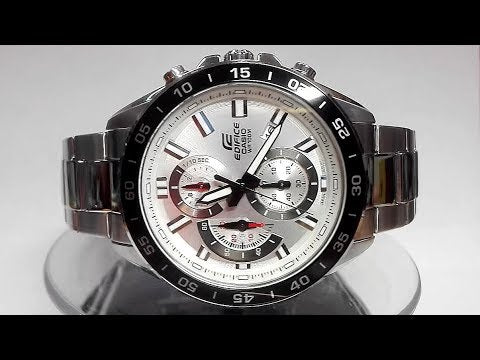 Men's Casio Edifice EFV-550D-7AVUDF Chronograph Steel Watch