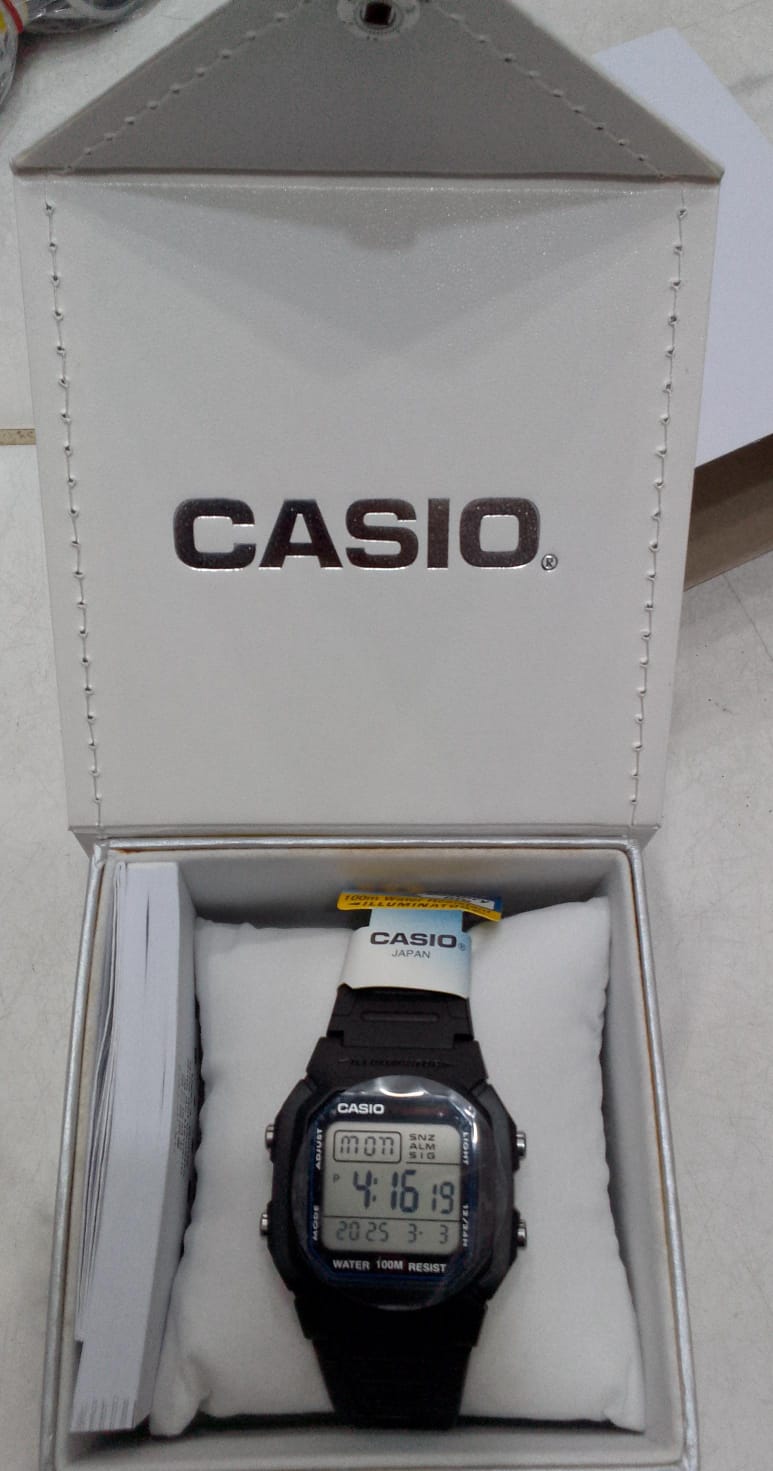 Casio Men's W-800H-1AV Classic Digital Sport Watch with Black Band