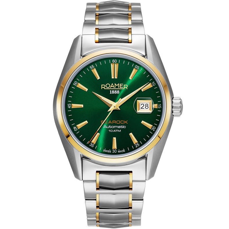ROAMER 210665 47 75 20 MEN'S SEAROCK I AUTOMATIC TWO TONE BRACELET WRISTWATCH - Zamana.pk Main image