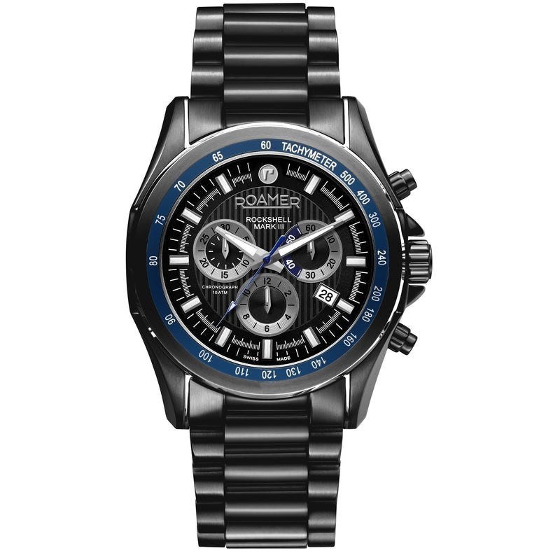 Roamer 220837 45 85 50 Rockshell Mark III Men's Black Watch - Zamana.pk