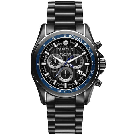 Roamer 220837 45 85 50 Rockshell Mark III Men's Black Watch - Zamana.pk