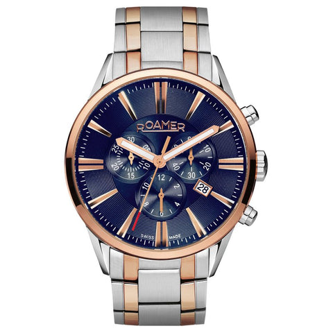 Roamer 508837 49 85 50 Superior Chrono Men's Black Watch - Zamana.pk