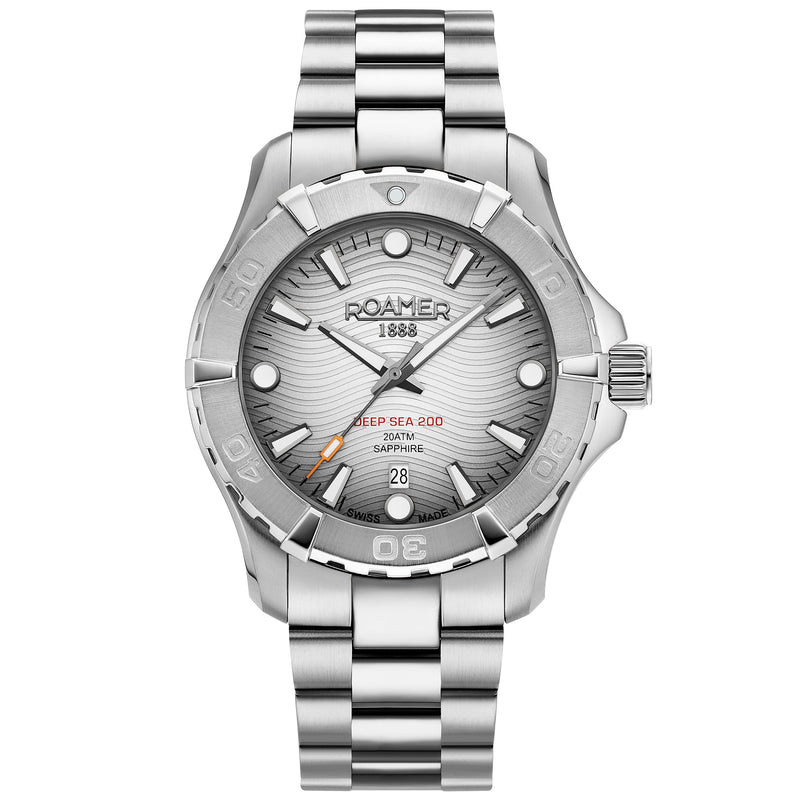 Roamer 860833 41 15 70 Deep Sea 200 Men's Silver Watch - Zamana.pk