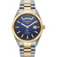 Roamer 981666 47 45 50 Mens Roamer Primeline Daydate II Blue Pattern Dial Yellow Gold Bicolour Automatic Watch - Zamana.pk