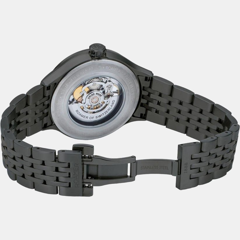 Roamer Competence Skeleton Male Analog Stainless Steel Watch 101663 40 55 10N - Zamana.pk