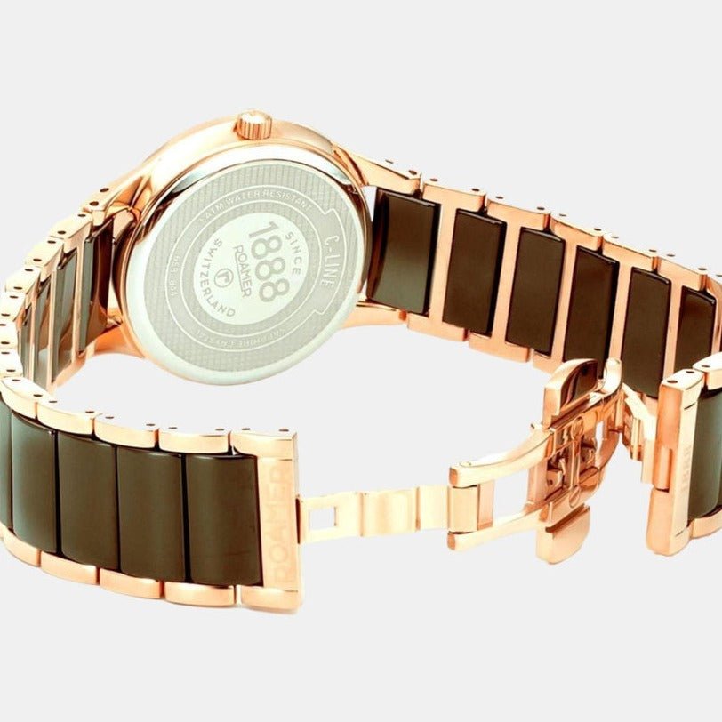 ROAMER  Female Brown Analog Stainless Steel Watch 658844 49 65 63 Secondary image