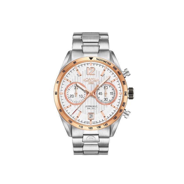 Roamer Gents Quartz Stainless Steel Watch 510902 49 14 50 White - Zamana.pk Main image