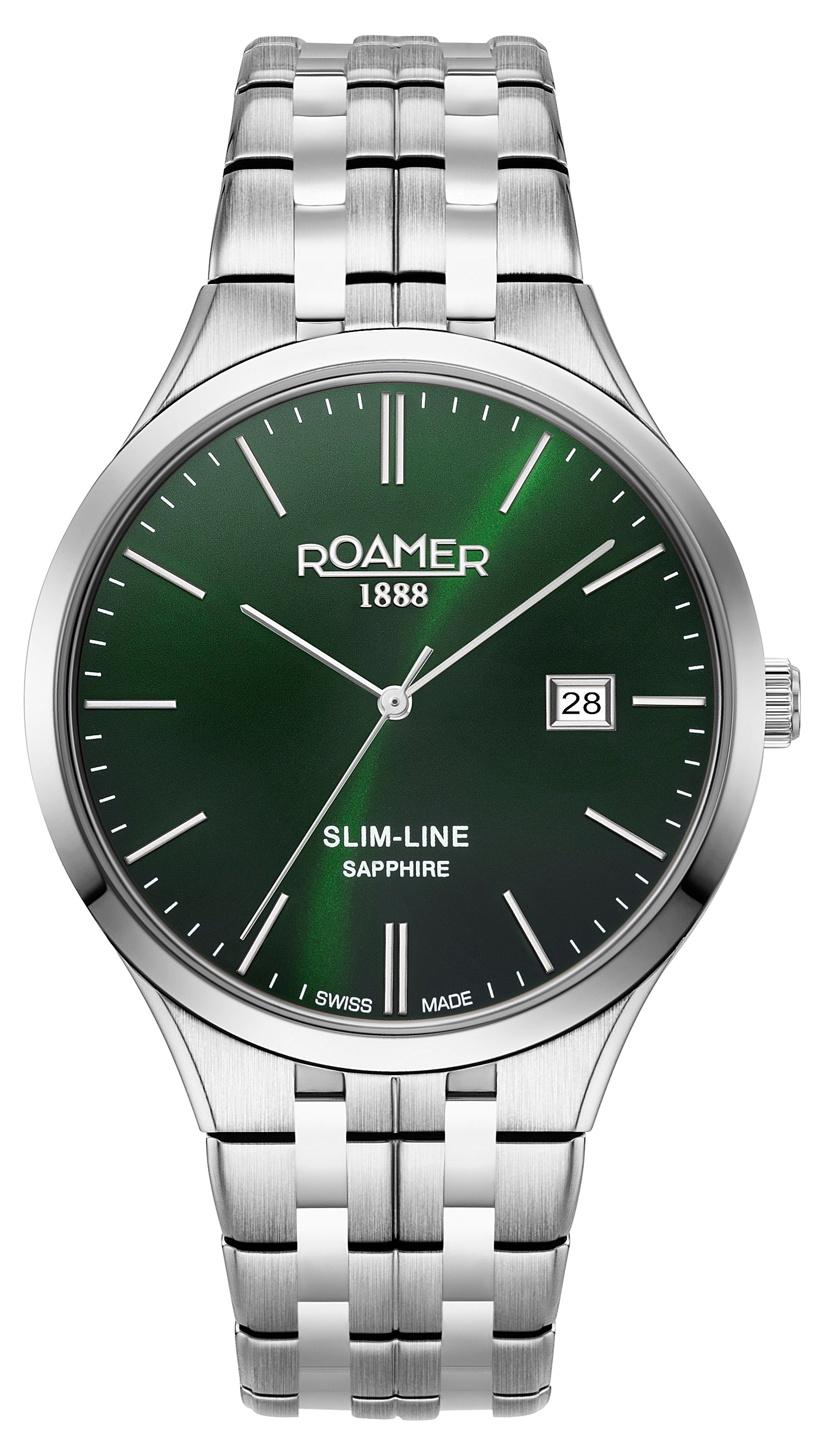 Roamer Men's Slim Line Quartz Watch 512833 41 75 20 - Zamana Main image