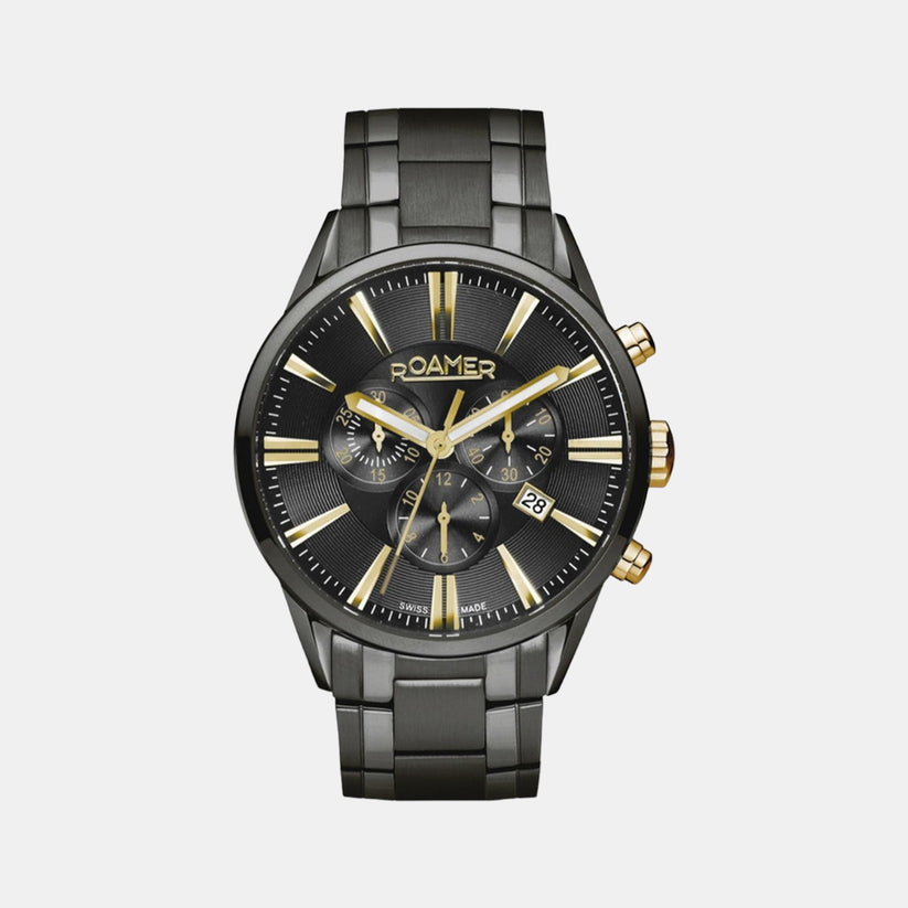 Roamer Men's Superior Chrono Stainless Steel Watch 508837 45 85 50 - Zamana Main image