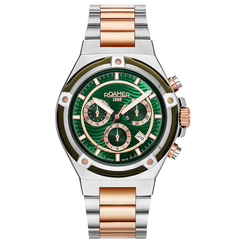 Roamer Men's Tempo Master Two-Tone Watch 221837 49 75 20 - Zamana Main image