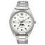 Casio MTP-M300D-7A men’s stainless steel silver dial watch front view