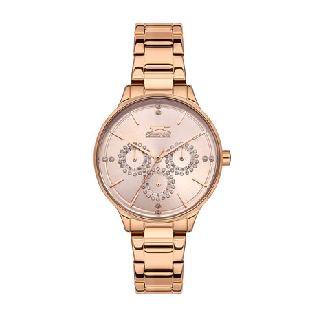 SLAZENGER SL.09.2019.4.05 Crystals Rose Gold Metallic Bracelet