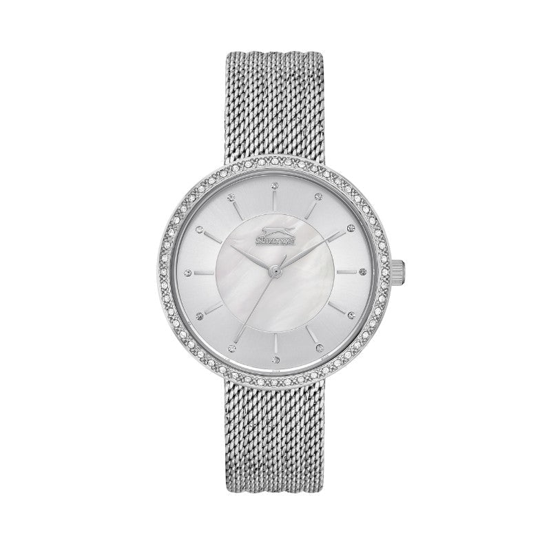 Slazenger SL.09.2049.3.05 Ladies Stainless Steel Watch Silver - Zamana.pk Main image