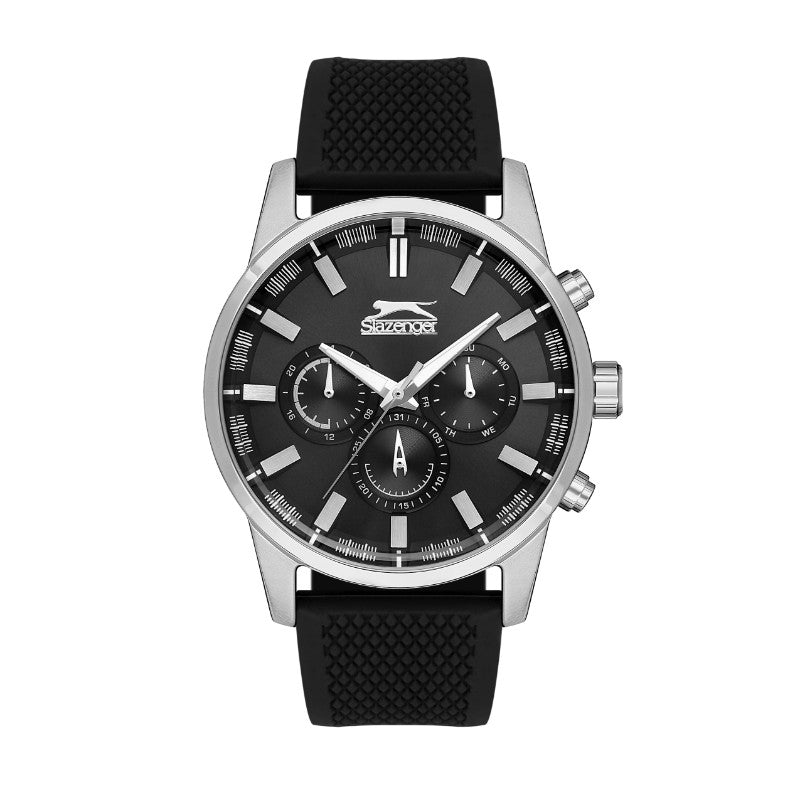 Slazenger SL.09.2107.2.01 Gents Stainless Steel Watch Black - Zamana.pk Main image