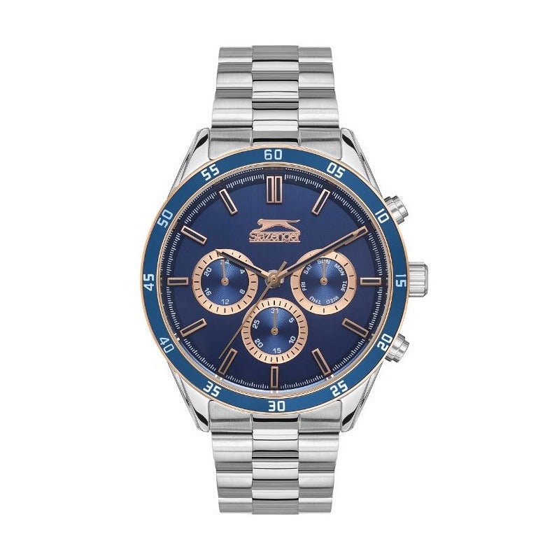 Slazenger SL.09.2109.2.01 Gents Stainless Steel Watch Blue - Zamana.pk Main image
