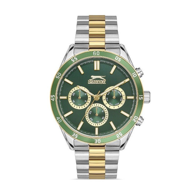 Slazenger SL.09.2109.2.03 Gents Stainless Steel Watch Green - Zamana.pk Main image
