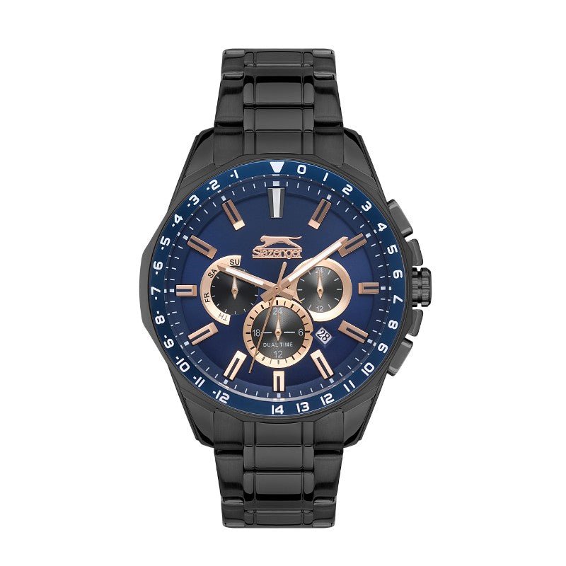 Slazenger SL.09.2112.2.03 Gents Stainless Steel Watch Blue - Zamana.pk Main image