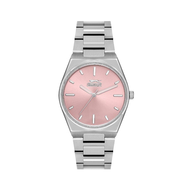 Slazenger SL.09.2116.3.03 Ladies Stainless Steel Watch Pink - Zamana.pk