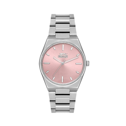 Slazenger SL.09.2116.3.03 Ladies Stainless Steel Watch Pink - Zamana.pk