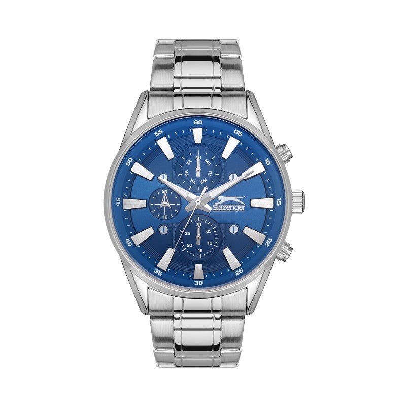 Slazenger SL.09.2118.2.01 Gents Stainless Steel Watch Blue - Zamana.pk Main image