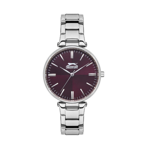 Slazenger SL.09.2122.3.04 Ladies Stainless Steel Watch Violet - Zamana.pk