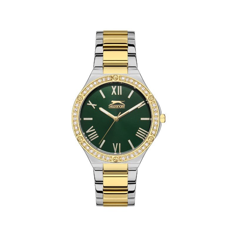 Slazenger SL.09.2141.3.03 Ladies Stainless Steel Watch Green - Zamana.pk Main image