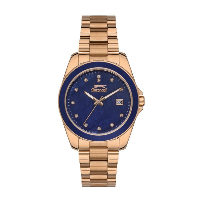 Slazenger SL.09.2142.3.02 Ladies Stainless Steel Watch Blue - Zamana.pk