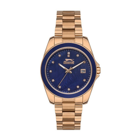 Slazenger SL.09.2142.3.02 Ladies Stainless Steel Watch Blue - Zamana.pk