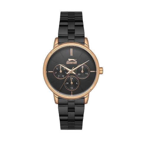 Slazenger SL.09.2145.4.03 Ladies Stainless Steel Watch Black - Zamana.pk
