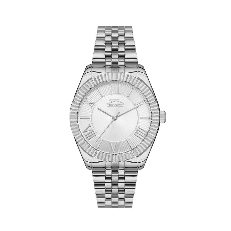 Slazenger SL.09.2150.3.01 Ladies Stainless Steel Watch Silver - Zamana.pk Main image