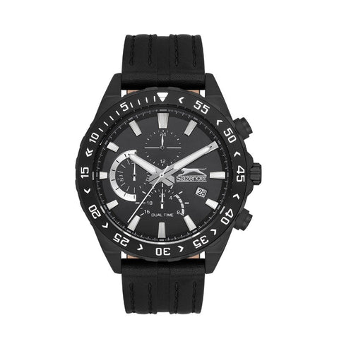 Slazenger SL.09.2152.2.03 Gents Stainless Steel Watch Black - Zamana.pk