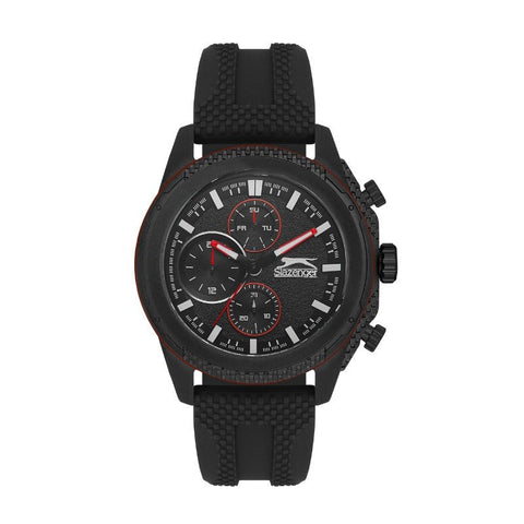 Slazenger SL.09.2153.2.01Gents Stainless Steel Watch Black - Zamana.pk