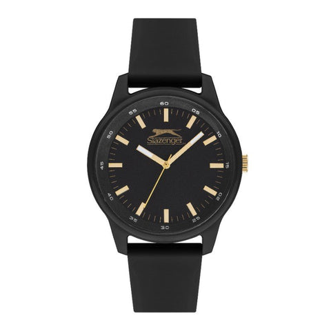 Slazenger SL.09.6368.1.04 Gents Stainless Steel Watch Black - Zamana.pk
