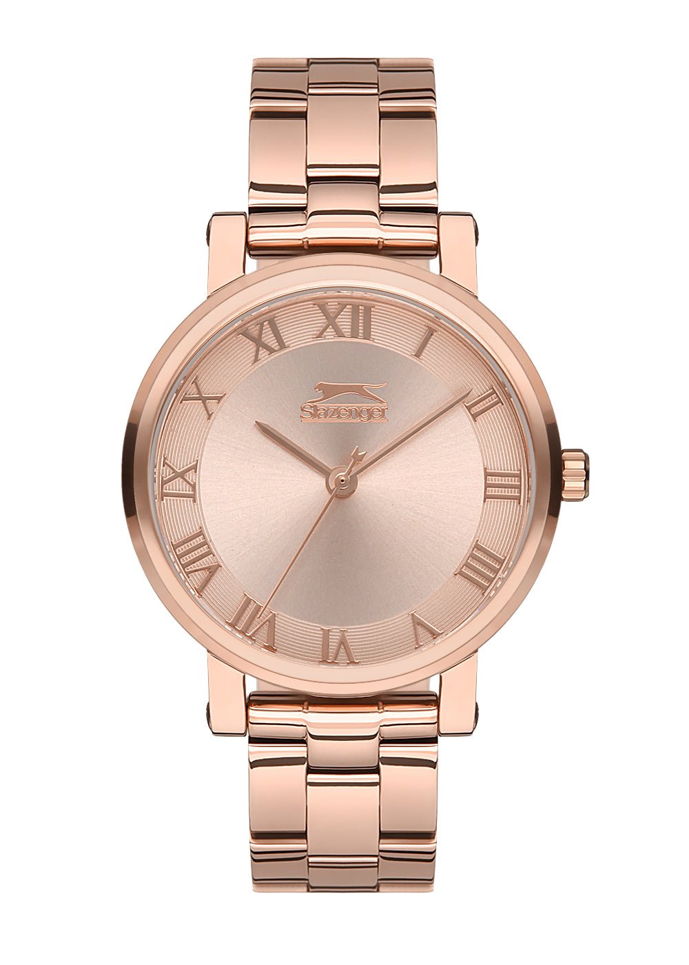 Slazenger SL.9.1577.3.04 Quartz Female Metal Rose Gold Band Rose Gold Dial Watch - Zamana.pk