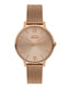 Slazenger SL.9.1823.2.02 Quartz Female Mesh Rose Gold Band Rose Gold Dial Watch - Zamana.pk