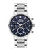 Slazenger SL.9.2213.2.04 Quartz Male Metal Silver Band Blue Dial Watch - Zamana.pk