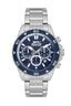 Slazenger SL.9.2250.2.03 Quartz Male Metal Silver Band Blue Dial Watch - Zamana.pk