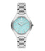 Slazenger SL.9.2254.3.07 Quartz Female Metal Silver Band Blue Dial Watch - Zamana.pk