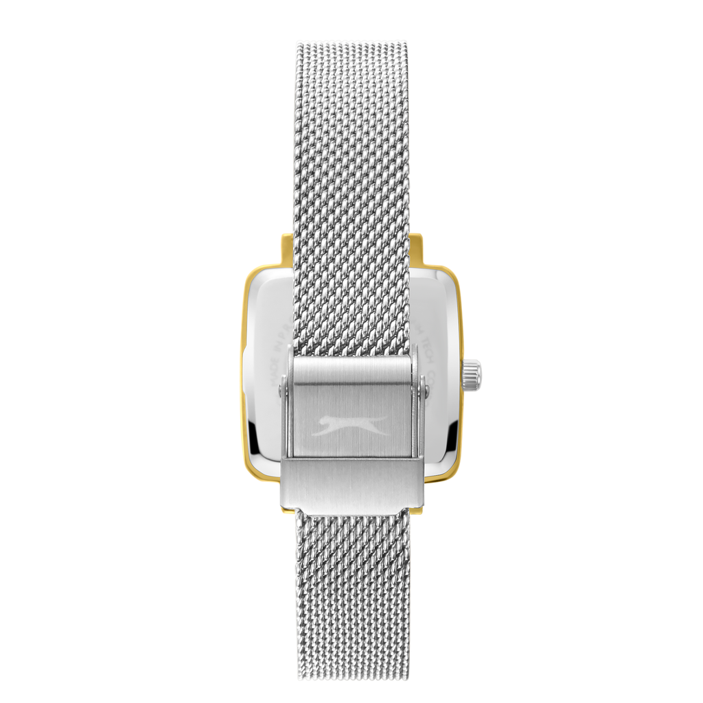 Slazenger SL.9.2255.3.09 Women's MOP Dial Stainless Steel Mesh Strap Watch - Photo 4 - Zamana