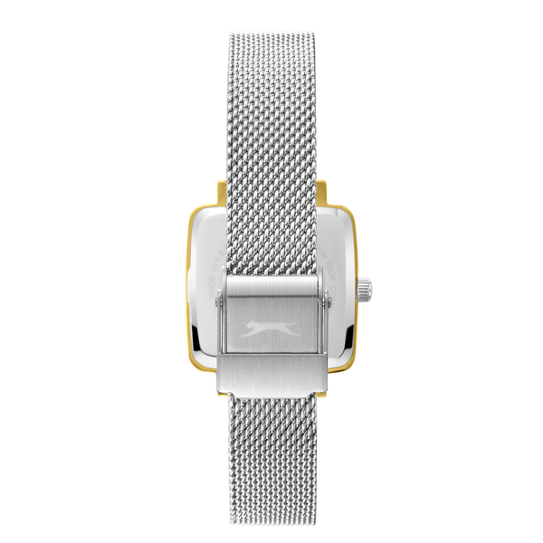 Slazenger SL.9.2255.3.09 Women's MOP Dial Stainless Steel Mesh Strap Watch - Photo 4 - Zamana