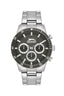 Slazenger SL.9.2260.2.04 Quartz Male Metal Silver Band Gun Dial Watch - Zamana.pk