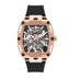 Slazenger SL.9.2270.1.04 Automatic Male Silicone Black Band Black Dial Watch - Zamana.pk
