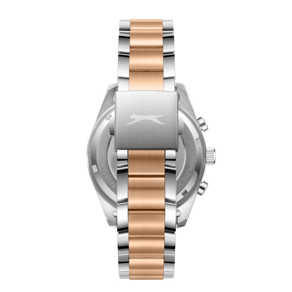 Slazenger SL.9.2515.2.04 Men's Gun Dial Metal Strap Watch - Photo 4 - Zamana