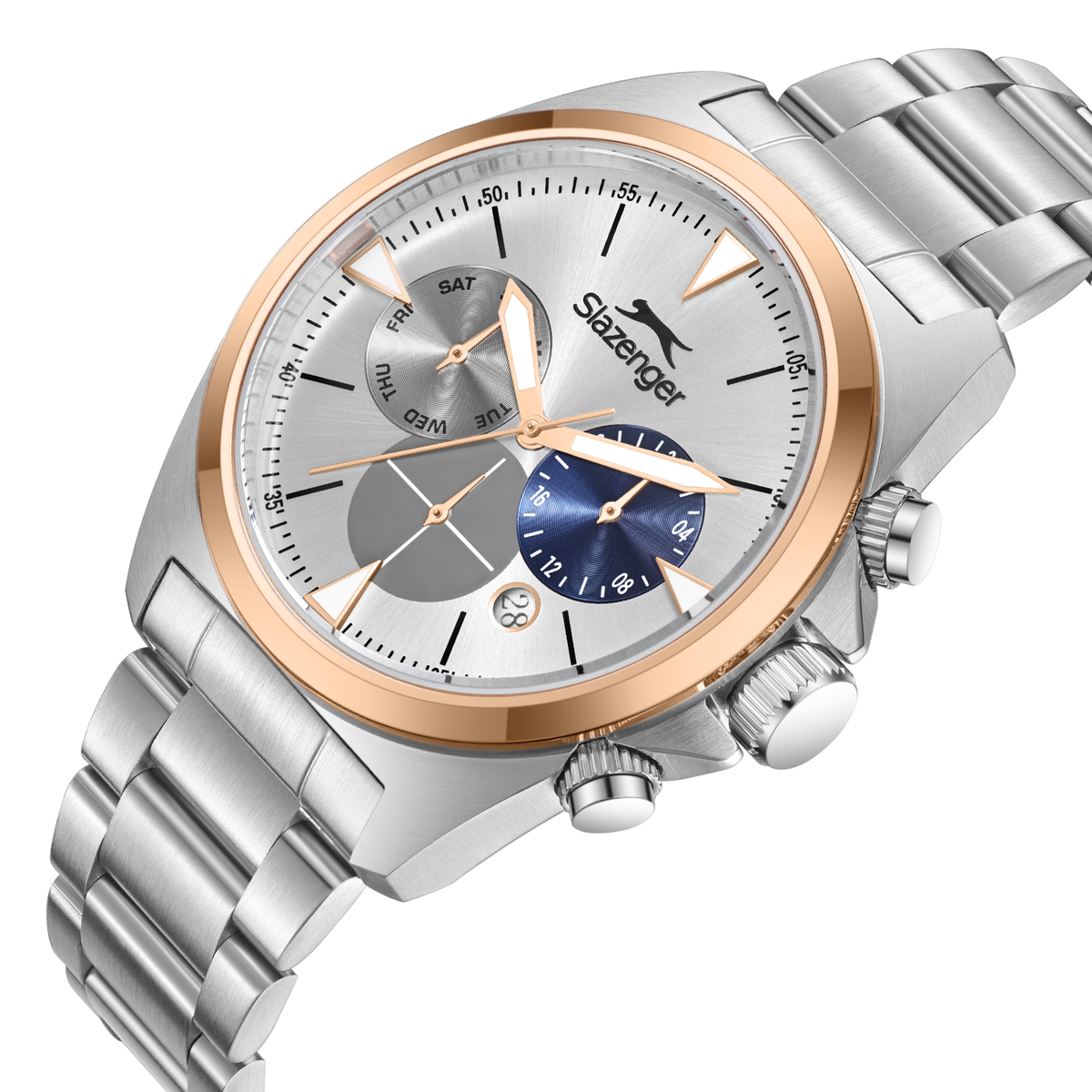 Slazenger SL.9.2527.2.04 Stainless Steel Bracelet & Clasp Detail - Zamana