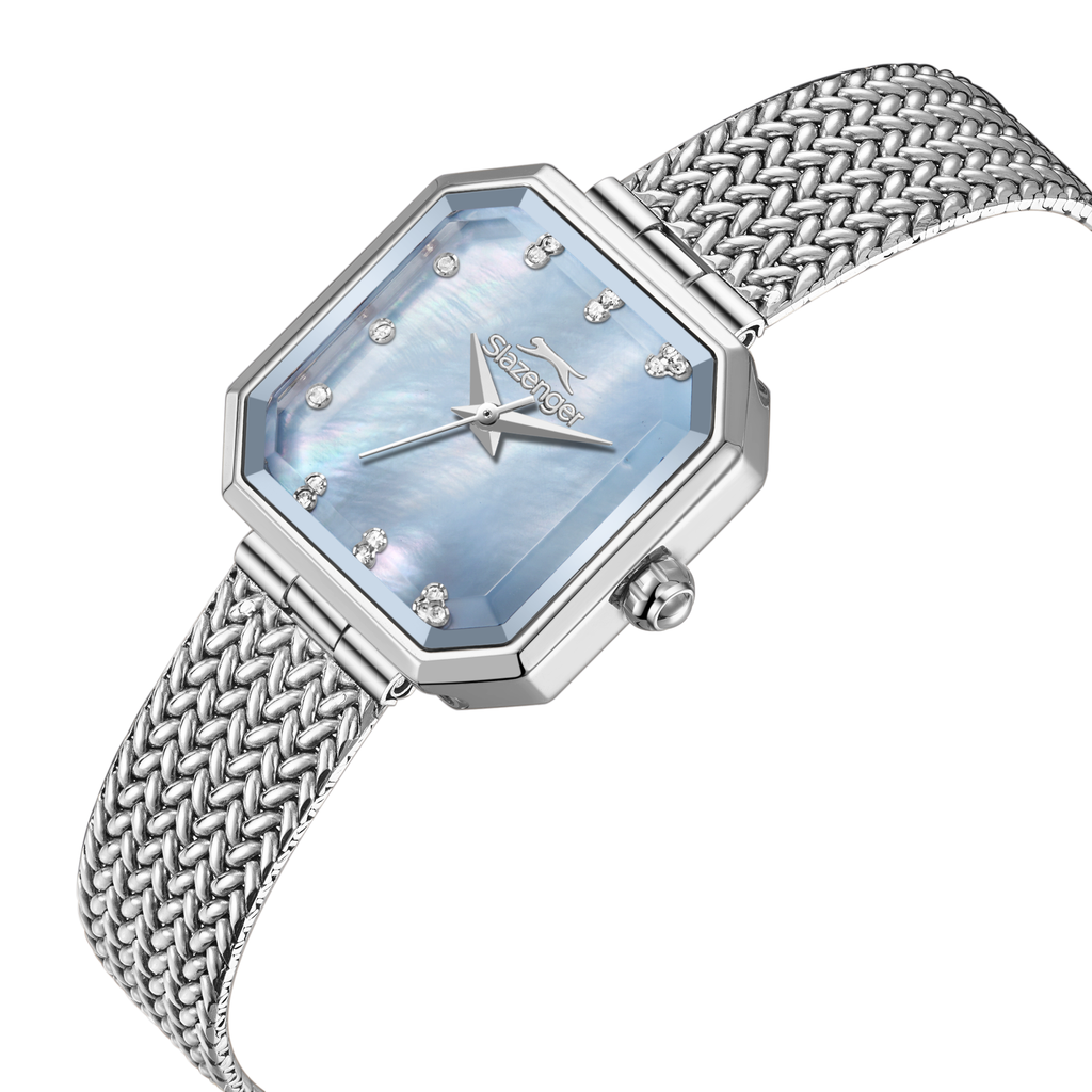 Slazenger SL.9.2534.3.04 Women's Stainless Steel Mesh Strap Detail - Zamana